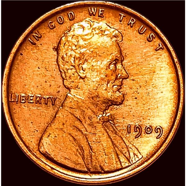 1909 VDB Red Lincoln Wheat Cent UNCIRCULATED