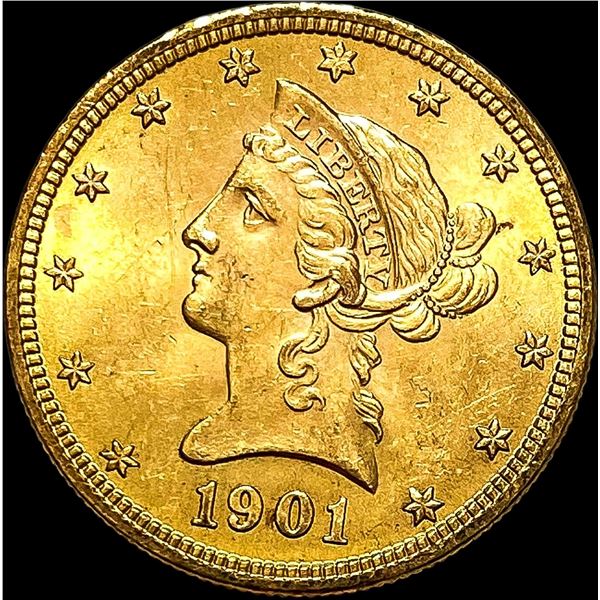 1901 Liberty Head $10 Eagle UNCIRCULATED