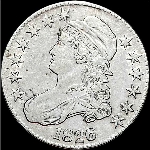 1826 Capped Bust Half Dollar CLOSELY UNCIRCULATED