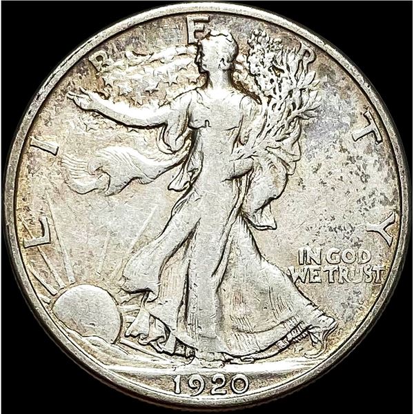 1920-S Walking Liberty Half Dollar NEARLY UNCIRCULATED