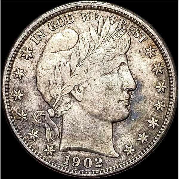 1902-O Silver Barber Half Dollar LIGHTLY CIRCULATED
