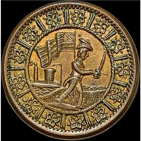 1863 Civil War Token-Army & Navy CLOSELY UNCIRCULATED