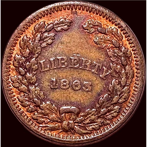 1863 Civil War Token "Union Forever" UNCIRCULATED