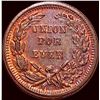 Image 2 : 1863 Civil War Token "Union Forever" UNCIRCULATED