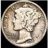 Image 1 : 1921 Silver Mercury Dime LIGHTLY CIRCULATED