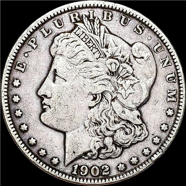 1902 Morgan Silver Dollar NEARLY UNCIRCULATED