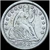 Image 1 : 1853 Arrows Seated Liberty Dime CHOICE AU