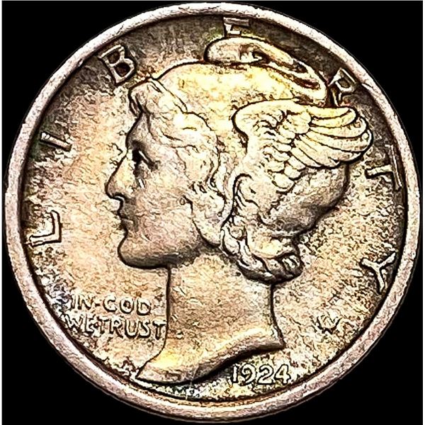 1924-D Silver Mercury Dime CLOSELY UNCIRCULATED
