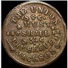 Image 2 : 1863 Civil War Token - First in War NEARLY UNCIRCULATED