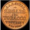 Image 1 : 1863 Civil War Token-J.A.C. Grube CLOSELY UNCIRCULATED