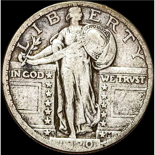 1920-S Standing Liberty Quarter NEARLY UNCIRCULATED