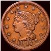 Image 1 : 1847 Braided Hair Large Cent CLOSELY UNCIRCULATED