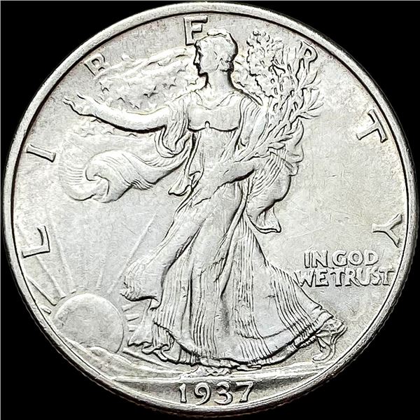 1937-S Walking Liberty Half Dollar CLOSELY UNCIRCULATED