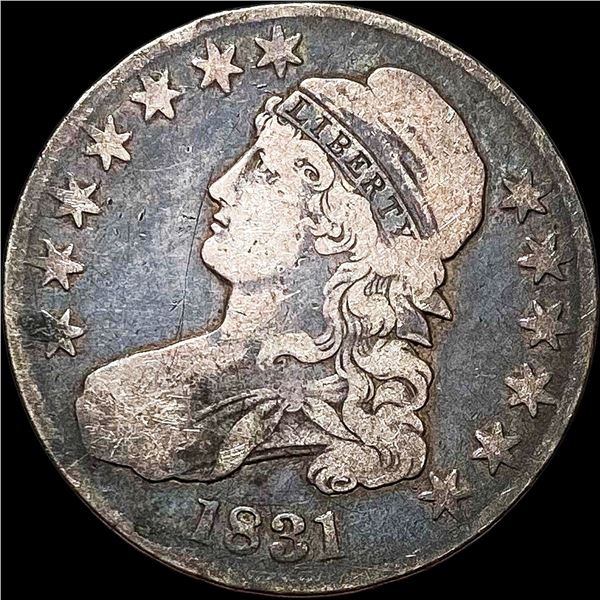 1831 Silver Capped Bust Half Dollar NICELY CIRCULATED