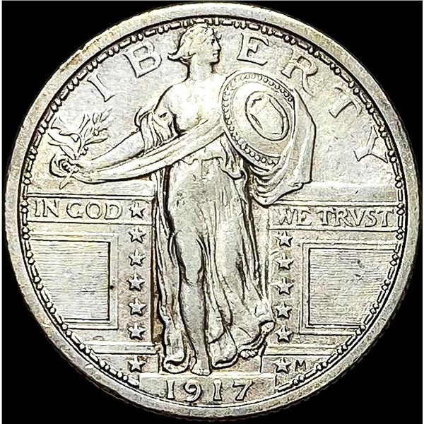1917 Type 1 Standing Liberty Quarter CLOSELY UNCIRCULATED