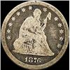 Image 1 : 1876-CC Seated Liberty Quarter NICELY CIRCULATED