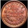 Image 1 : 1863 Civil War Token-Cooperstown NY UNCIRCULATED