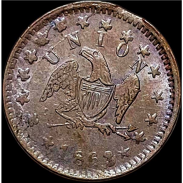 1863 Civil War Token-Union Eagle UNCIRCULATED
