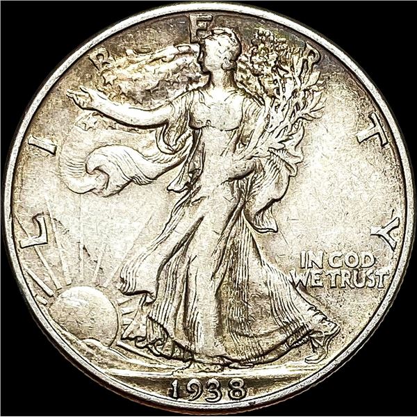 1938-D Walking Liberty Half Dollar NEARLY UNCIRCULATED