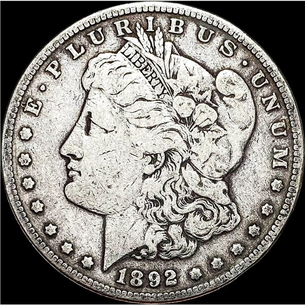 1892-S Silver Morgan Dollar NICELY CIRCULATED