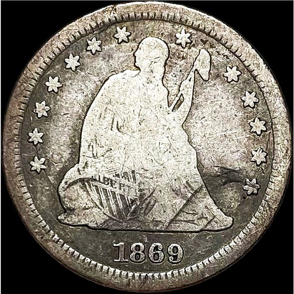 1869-S Seated Liberty Half Dollar NICELY CIRCULATED