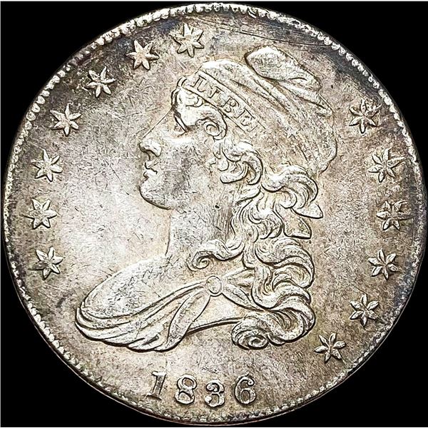 1836 Capped Bust Half Dollar CLOSELY UNCIRCULATED