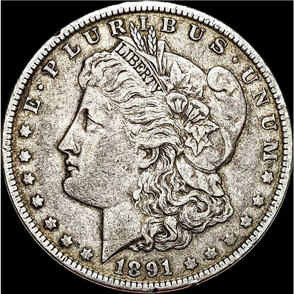 1891-O Silver Morgan Dollar LIGHTLY CIRCULATED