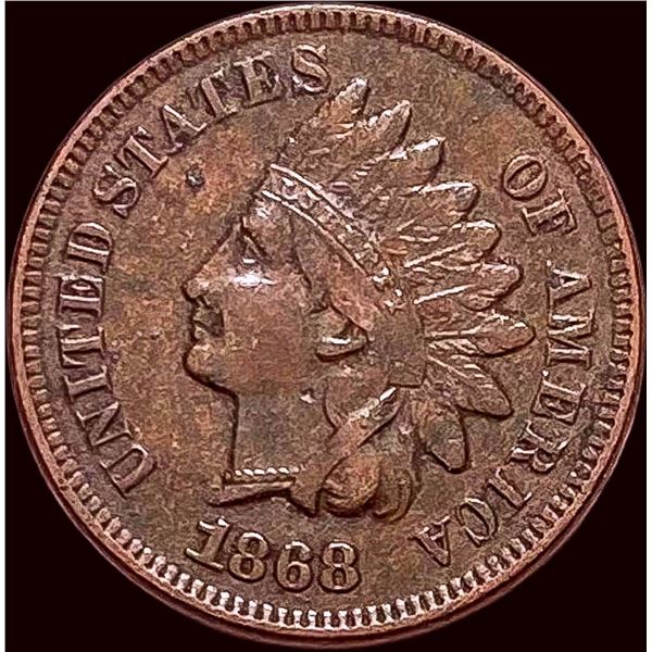 1868 Indian Head Cent CLOSELY UNCIRCULATED