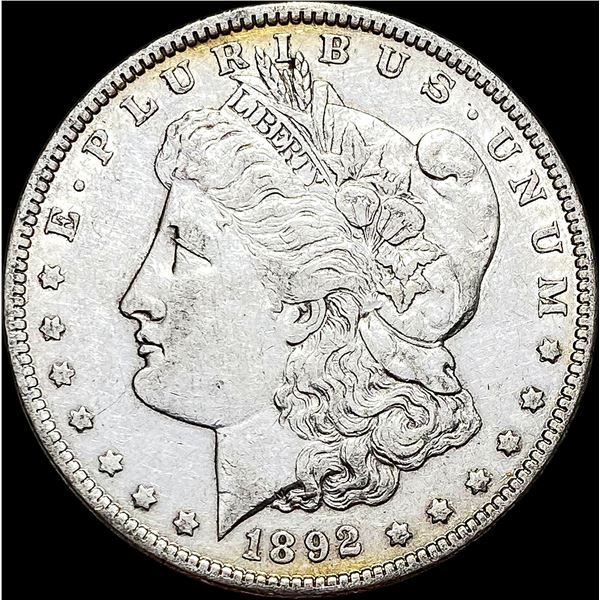 1892 Morgan Silver Dollar NEARLY UNCIRCULATED