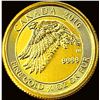 Image 2 : 2016 Canada 1/4oz Gold $10 Falcon SUPERB GEM BU