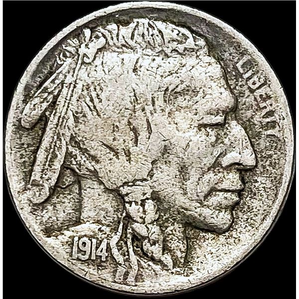 1914-S Buffalo Nickel LIGHTLY CIRCULATED
