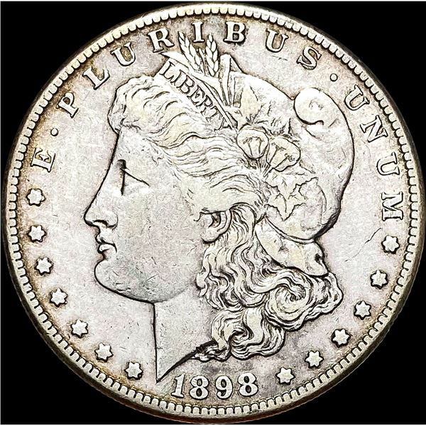 1898-S Silver Morgan Dollar LIGHTLY CIRCULATED