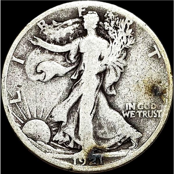 1921-S Walking Liberty Half Dollar NICELY CIRCULATED