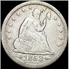 Image 1 : 1853 Arrows/Rays Seated Liberty Silver Quarter LIGHTLY CIRCULATED
