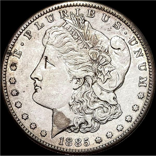 1885-S Silver Morgan Dollar CLOSELY UNCIRCULATED