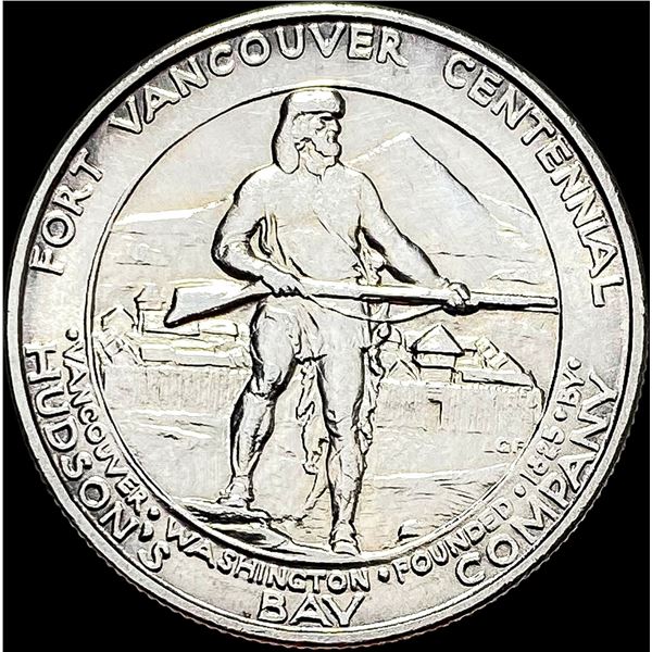 1925 Silver Fort Vancouver Half Dollar UNCIRCULATED