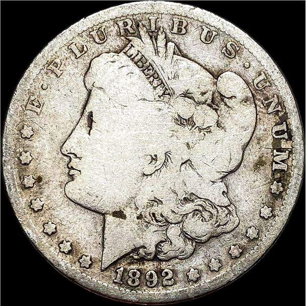 1892-S Silver Morgan Dollar NICELY CIRCULATED