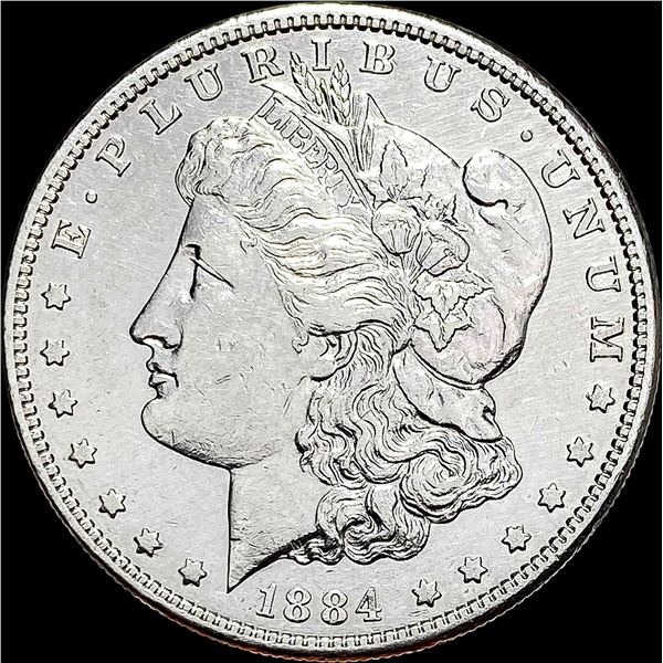 1884-S Silver Morgan Dollar CLOSELY UNCIRCULATED
