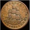 Image 1 : 1841 Webster Hard Times Token NICELY CIRCULATED