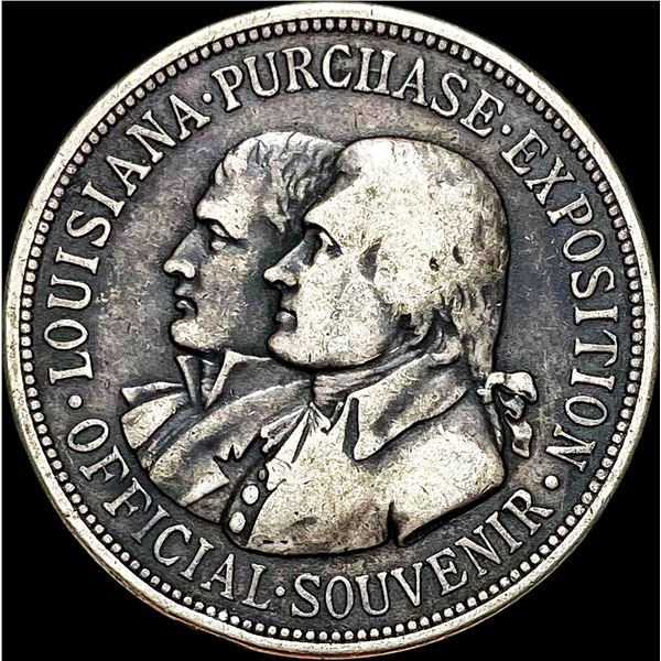 1904 Silver Louisiana Purchase Medal NICELY CIRCULATED