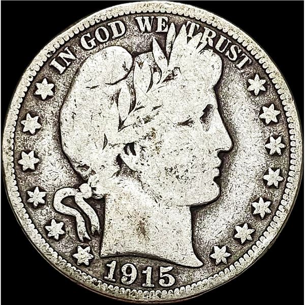 1915 Barber Half Dollar NICELY CIRCULATED