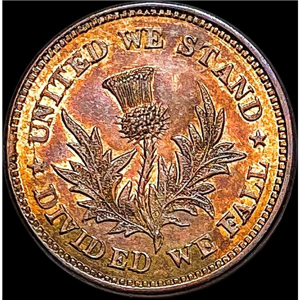 1863 Civil War Token-United We Stand UNCIRCULATED