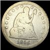 Image 1 : 1856-S Seated Liberty Quarter NICELY CIRCULATED