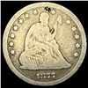 Image 1 : 1877-CC Seated Liberty Quarter NICELY CIRCULATED