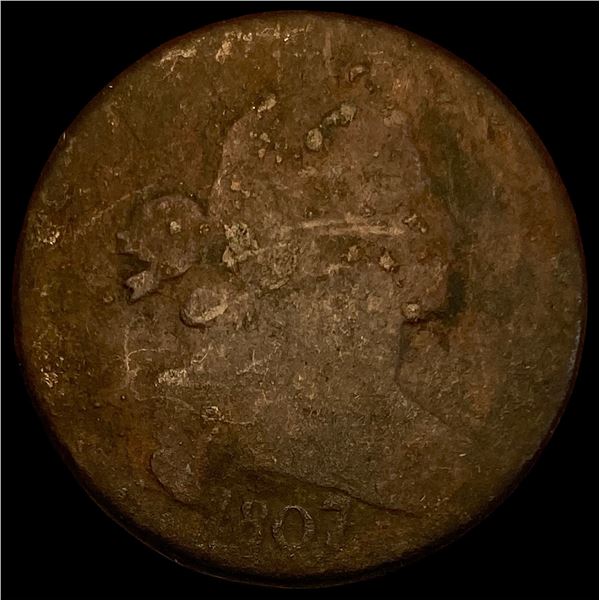 1807 Draped Bust Large Cent NICELY CIRCULATED