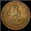 Image 1 : 1837 Hard Times Token - Constitution LIGHTLY CIRCULATED