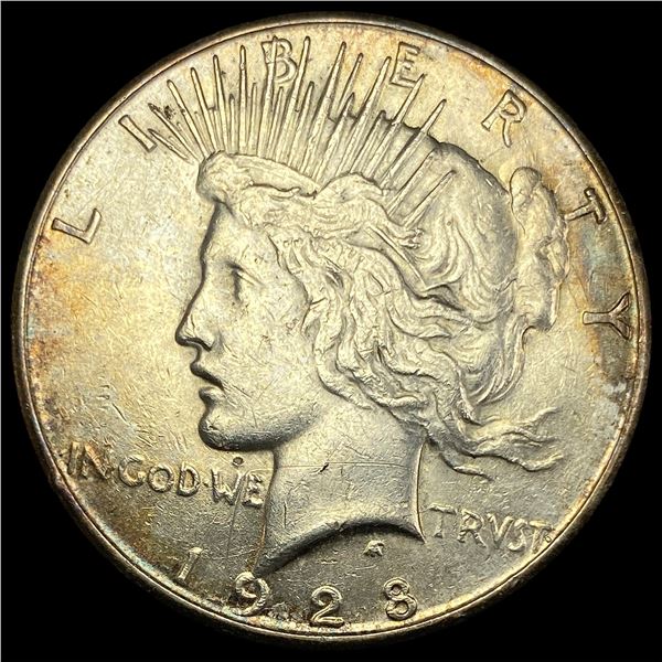 1928-S Silver Peace Dollar CLOSELY UNCIRCULATED