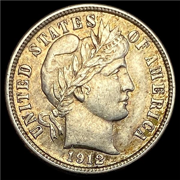 1912 Barber Dime CLOSELY UNCIRCULATED