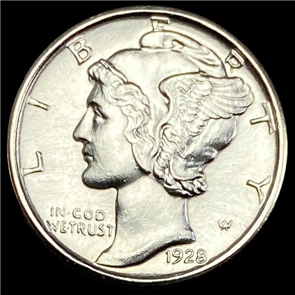 1928 Silver Mercury Dime UNCIRCULATED