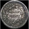 Image 2 : 1855 Braided Hair Half Cent CLOSELY UNCIRCULATED